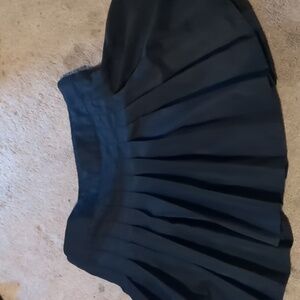 Black tennis skirt